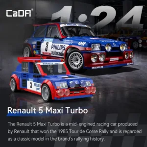 CaDa C55038W Renault™ Maxi 5 Turbo — bons plans et promos sur Planet-Brick (vue détail 3)
