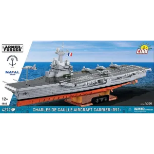 Cobi 4868 Charles de Gaulle Aircraft Carrier (R91) — comparateur de prix sur Planet-Brick (vue détail 1)