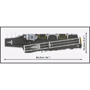 Cobi 4868 Charles de Gaulle Aircraft Carrier (R91) — comparez les prix sur Planet-Brick (vue détail 4)