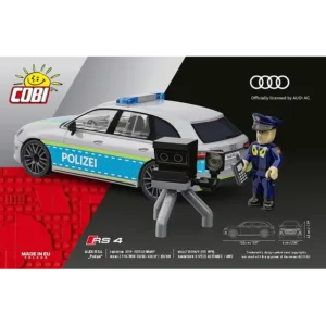 Cobi 24672 Audi RS4 Police — bons plans et promos sur Planet-Brick (vue détail 3)