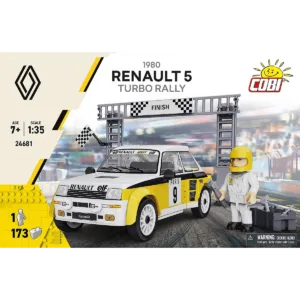 Cobi 24681 1980 Renault 5 Turbo Rally — comparateur de prix sur Planet-Brick (vue détail 1)