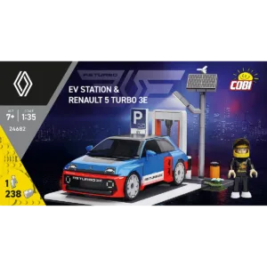 Cobi 24682 Borne de recharge et Renault 5 Turbo 3E — où acheter au meilleur tarif sur Planet-Brick (vue détail 2)