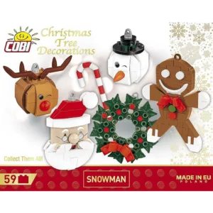 Cobi 20012 Décoration de sapin de Noël – Bonhomme de neige — où acheter au meilleur tarif sur Planet-Brick (vue détail 2)