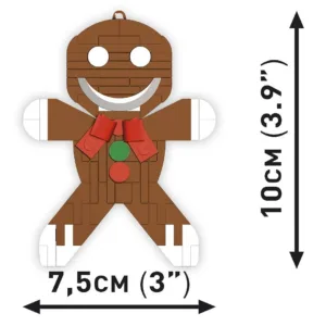 Cobi 20013 Décoration de sapin de Noël – Bonhomme en pain d'épice — bons plans et promos sur Planet-Brick (vue détail 3)