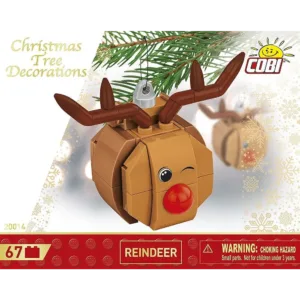 Cobi 20014 Décoration de sapin de Noël – Renne au nez rouge — comparateur de prix sur Planet-Brick (vue détail 1)