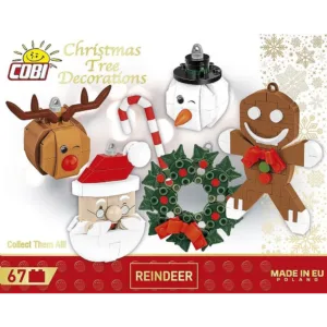 Cobi 20014 Décoration de sapin de Noël – Renne au nez rouge — où acheter au meilleur tarif sur Planet-Brick (vue détail 2)