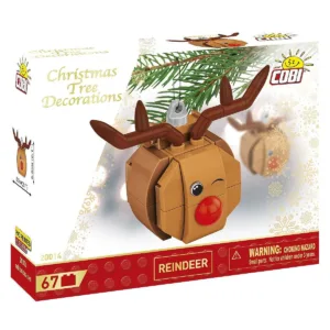 Cobi 20014 Décoration de sapin de Noël – Renne au nez rouge — comparez les prix sur Planet-Brick (vue détail 4)