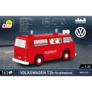 Cobi 24622 Volkswagen T2b Pompiers — où acheter au meilleur tarif sur Planet-Brick (vue détail 2)