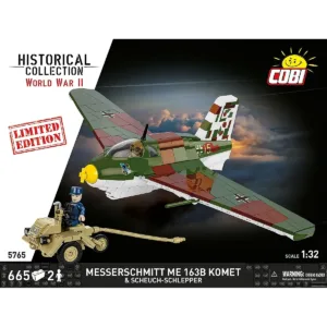 Cobi 5765 Messerschmitt Me 163B Komet et Scheuch-Schlepper – Édition limitée — où acheter au meilleur tarif sur Planet-Brick (vue détail 2)