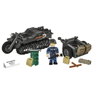 Cobi 2681 Kettenkrad avec remorque — comparateur de prix sur Planet-Brick (vue détail 1)
