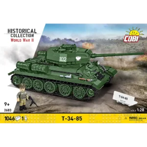 Cobi 2683 T-34-85 — comparateur de prix sur Planet-Brick (vue détail 1)