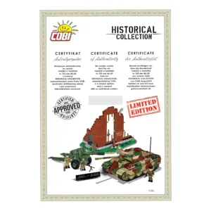 Cobi 3144 Panzer V Panther contre 152 mm ML20 – Édition limitée — comparez les prix sur Planet-Brick (vue détail 4)
