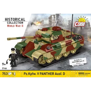 Cobi 3146 Pz.Kpfw. V Panther Ausf.D — comparateur de prix sur Planet-Brick (vue détail 1)