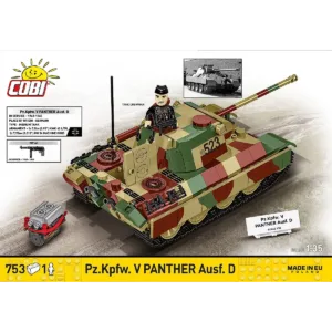 Cobi 3146 Pz.Kpfw. V Panther Ausf.D — où acheter au meilleur tarif sur Planet-Brick (vue détail 2)