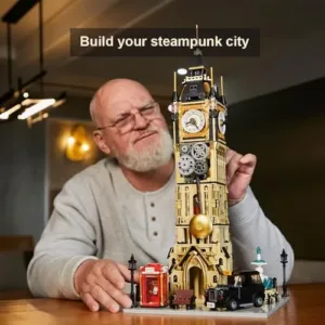 Pantasy 85008 Steampunk – Parc de la tour de l'horloge — où acheter au meilleur tarif sur Planet-Brick (vue détail 2)