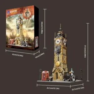 Pantasy 85008 Steampunk – Parc de la tour de l'horloge — bons plans et promos sur Planet-Brick (vue détail 3)