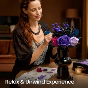 supreowls IA11004 Bouquet de roses violettes — meilleure offre du moment sur Planet-Brick (vue détail 5)