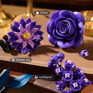 supreowls IA11004 Bouquet de roses violettes — prix le plus bas sur Planet-Brick (vue détail 6)