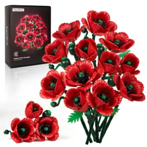 Bouquet de coquelicots rouges