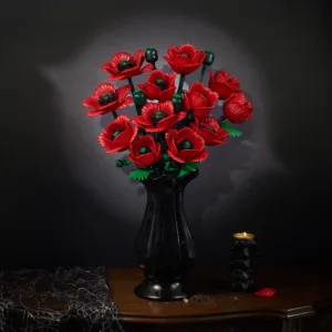 supreowls IA11011 Bouquet de coquelicots rouges — comparateur de prix sur Planet-Brick (vue détail 1)