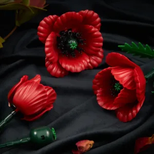 supreowls IA11011 Bouquet de coquelicots rouges — où acheter au meilleur tarif sur Planet-Brick (vue détail 2)