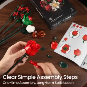supreowls IA11012 Bouquet de roses de Noël — où acheter au meilleur tarif sur Planet-Brick (vue détail 2)