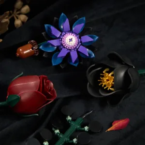 supreowls IA11015 Bouquet de fleurs bordeaux — où acheter au meilleur tarif sur Planet-Brick (vue détail 2)