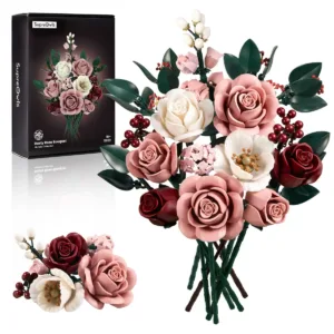 Bouquet de roses roses