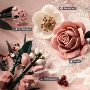 supreowls IA11022 Bouquet de roses roses — meilleure offre du moment sur Planet-Brick (vue détail 5)