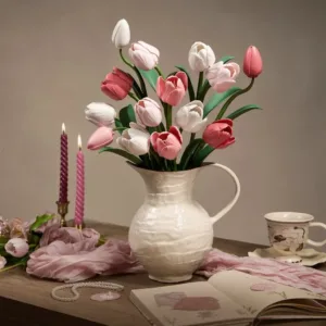 supreowls IA11058 Bouquet de tulipes rose tendre — comparateur de prix sur Planet-Brick (vue détail 1)