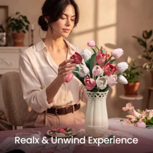 supreowls IA11058 Bouquet de tulipes rose tendre — comparez les prix sur Planet-Brick (vue détail 4)