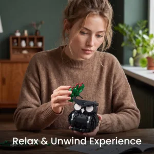 supreowls IA11059 Hibou à la succulente — bons plans et promos sur Planet-Brick (vue détail 3)