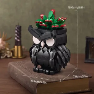 supreowls IA11059 Hibou à la succulente — prix le plus bas sur Planet-Brick (vue détail 6)