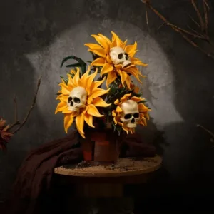 supreowls IA11039 Tournesol en pot avec crâne — comparateur de prix sur Planet-Brick (vue détail 1)