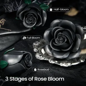 supreowls IA11001 Bouquet de roses noires — bons plans et promos sur Planet-Brick (vue détail 3)