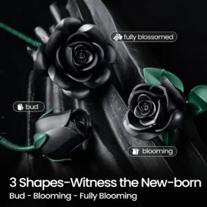 supreowls IA11009 Trois roses noires — bons plans et promos sur Planet-Brick (vue détail 3)