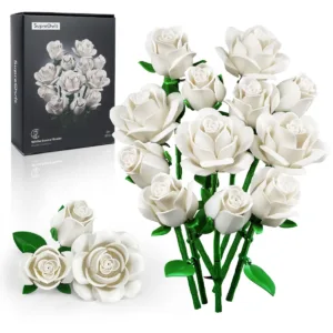 Bouquet de roses blanches