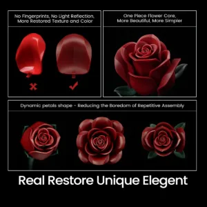 supreowls IA11016 Bouquet de roses bordeaux — comparez les prix sur Planet-Brick (vue détail 4)