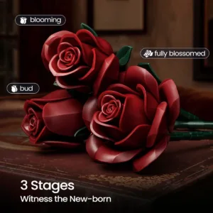 supreowls IA11016 Bouquet de roses bordeaux — meilleure offre du moment sur Planet-Brick (vue détail 5)