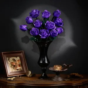 supreowls IA11017 Bouquet de roses violet pur — comparateur de prix sur Planet-Brick (vue détail 1)
