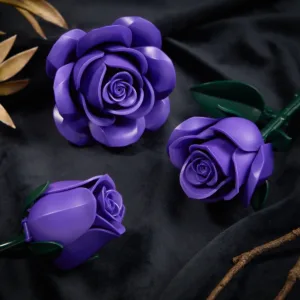 supreowls IA11017 Bouquet de roses violet pur — où acheter au meilleur tarif sur Planet-Brick (vue détail 2)
