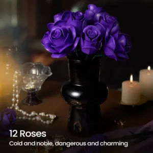 supreowls IA11017 Bouquet de roses violet pur — prix le plus bas sur Planet-Brick (vue détail 6)