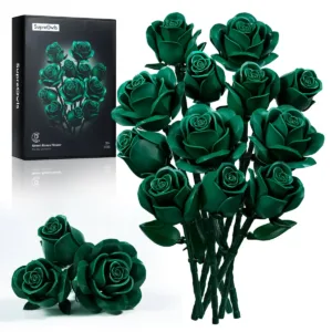 Bouquet de roses vertes