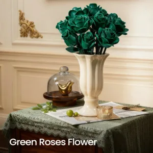 supreowls IA11018 Bouquet de roses vertes — bons plans et promos sur Planet-Brick (vue détail 3)