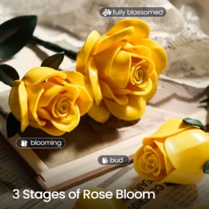 supreowls IA11019 Bouquet de roses jaunes — comparez les prix sur Planet-Brick (vue détail 4)