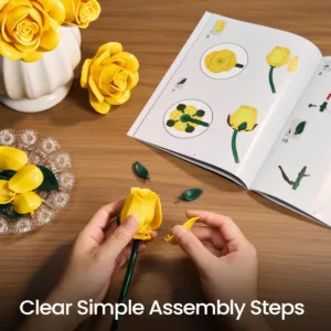 supreowls IA11019 Bouquet de roses jaunes — prix le plus bas sur Planet-Brick (vue détail 6)